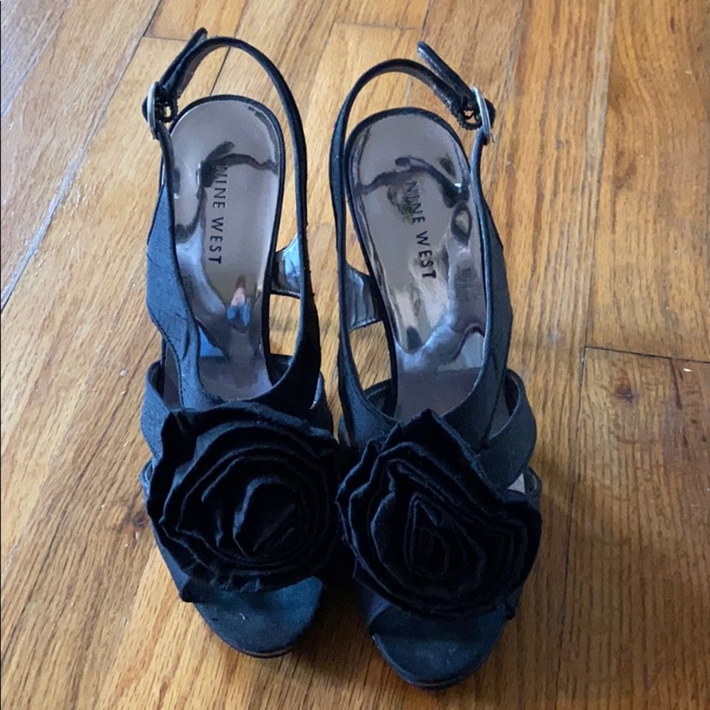 Black Nine West special occasion heels